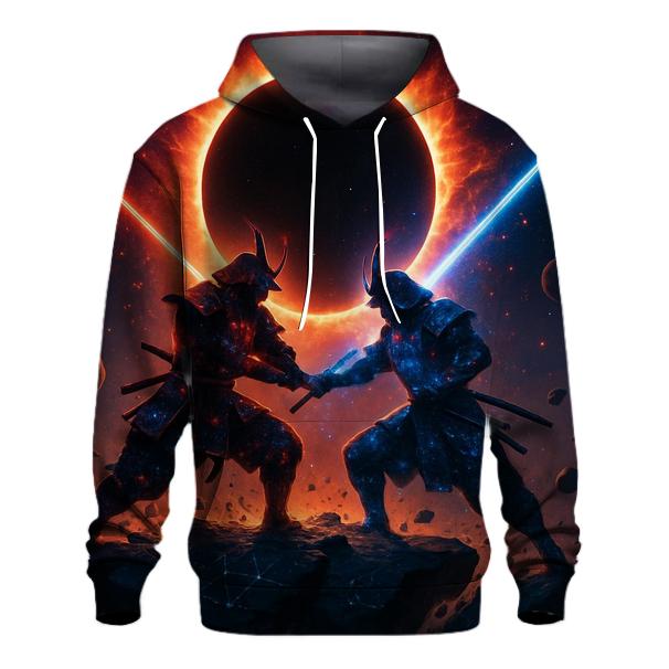 Astral Samurai Eclipse Duel zip-up hoodies