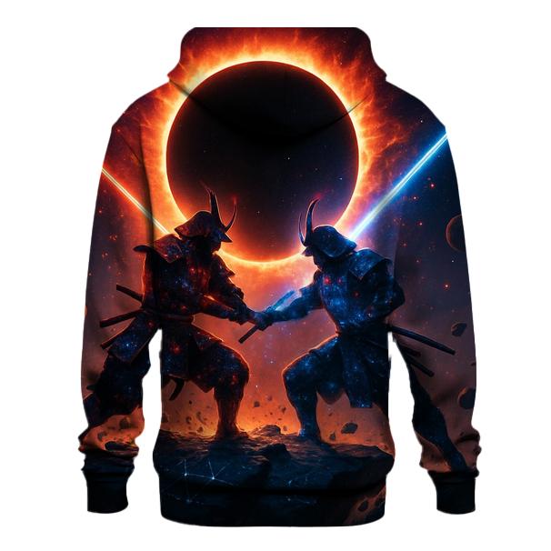 Astral Samurai Eclipse Duel zip-up hoodies