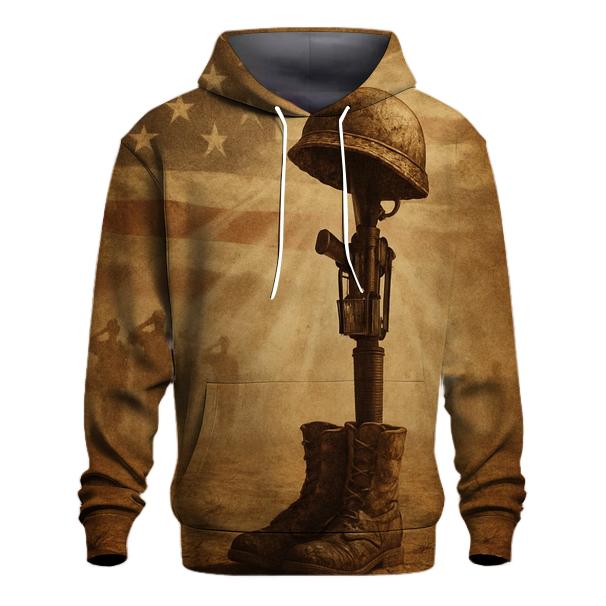 Honor At The Field Cross pullover hoodies