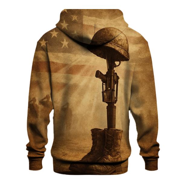 Honor At The Field Cross pullover hoodies