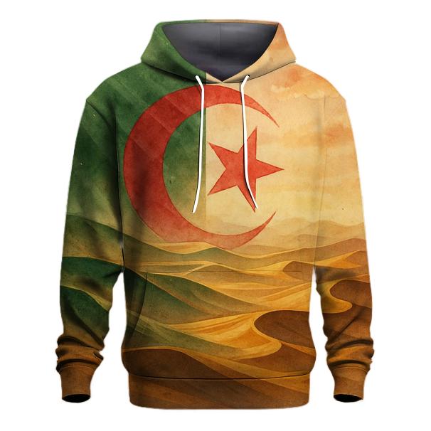 Saharan Dunes In Tricolor Winds pullover hoodies