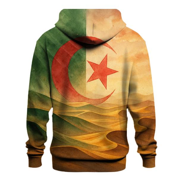 Saharan Dunes In Tricolor Winds pullover hoodies