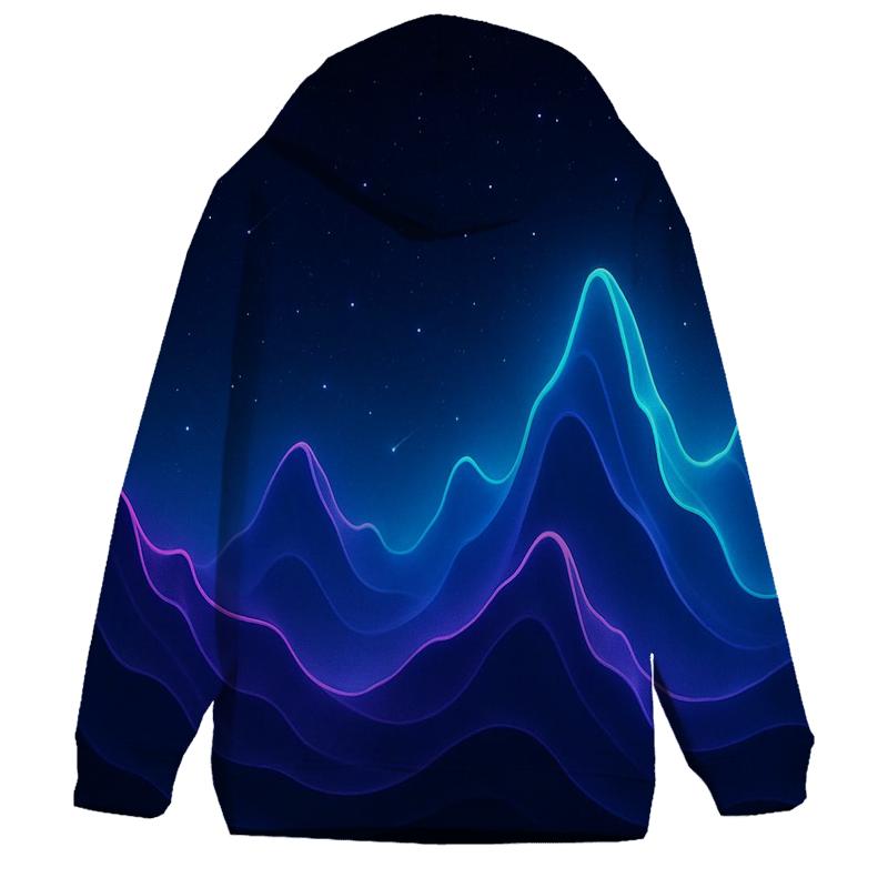 Starlit Gradient Skyline Waves hoodie trends