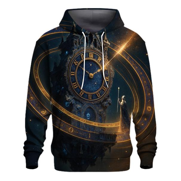 Chrono Rings Of The Cosmic Clocktower zip-up hoodies