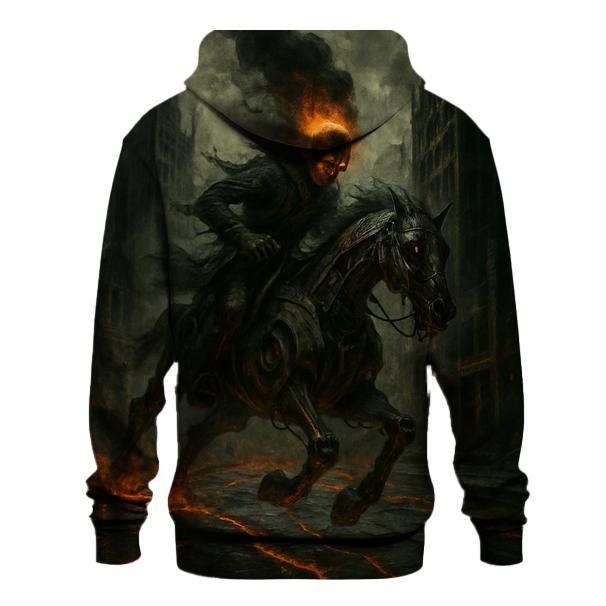 Infernal Rider Of The Rusted City lightweight hoodies