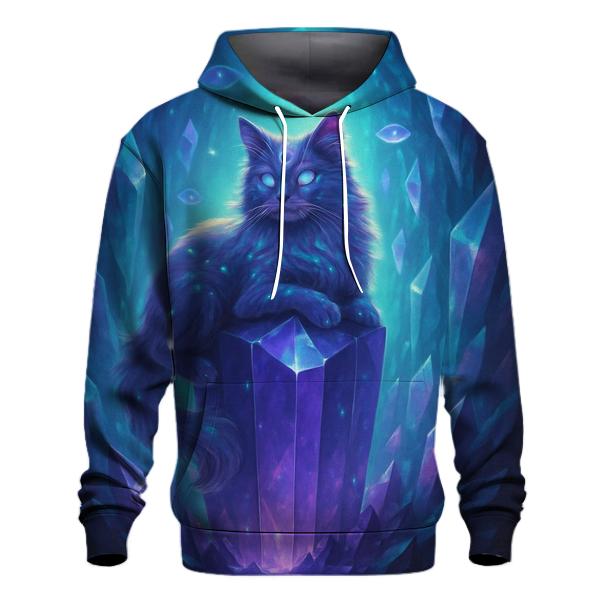 Crystal Cave Oracle Cat premium hoodies