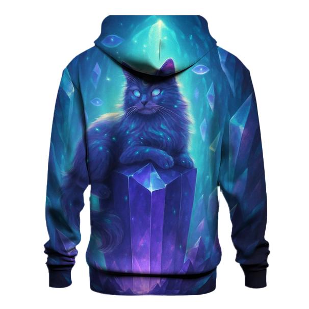 Crystal Cave Oracle Cat premium hoodies