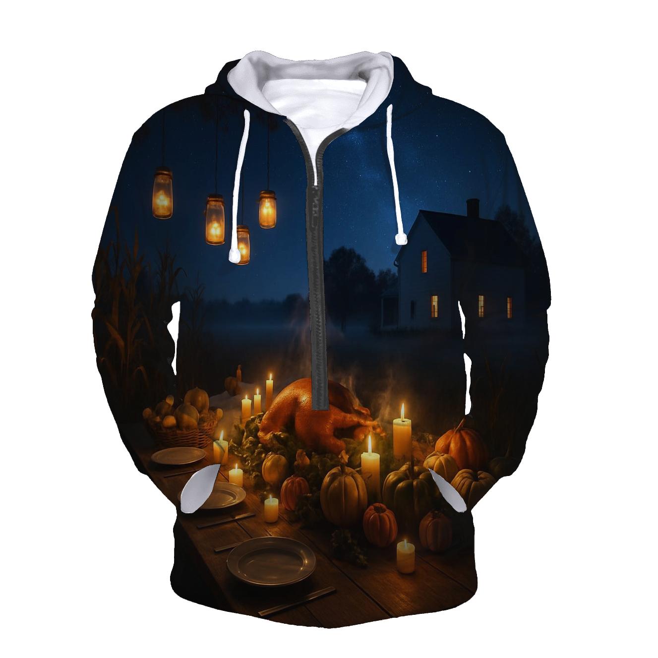 Starlit Farmhouse Feast custom hoodies