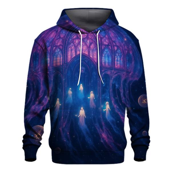 Orbiting Jellyfish Cathedral zip-up hoodies