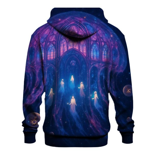 Orbiting Jellyfish Cathedral zip-up hoodies