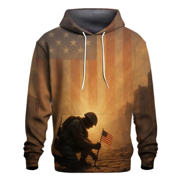 Rising From The Battlefield Dawn premium hoodies