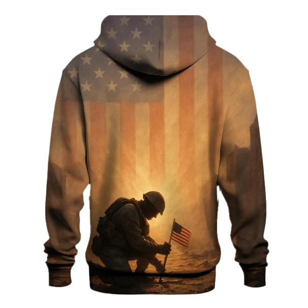 Rising From The Battlefield Dawn premium hoodies