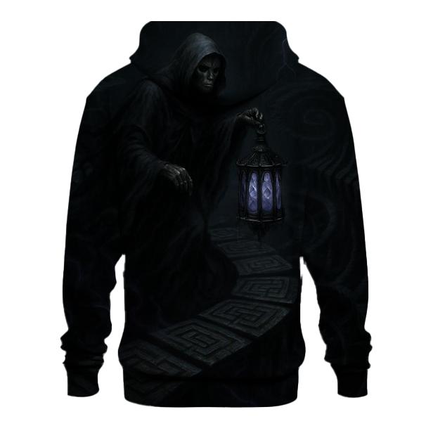 Pilgrim Of The Black Labyrinth embroidered hoodies