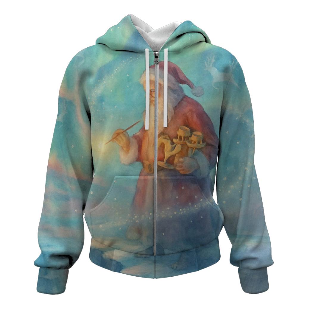 Aurora Workshop Santa hoodie styles