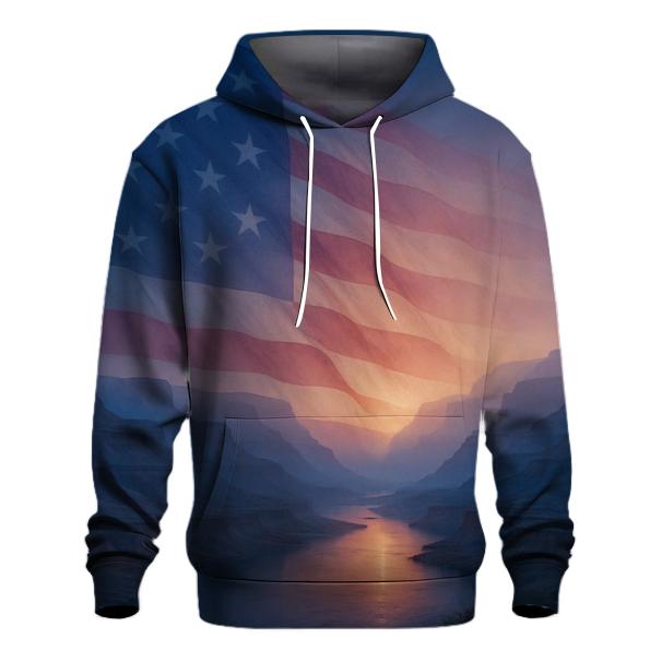 Stars Over The Grand Canyon Banner heavyweight hoodies