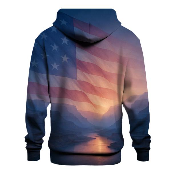 Stars Over The Grand Canyon Banner heavyweight hoodies