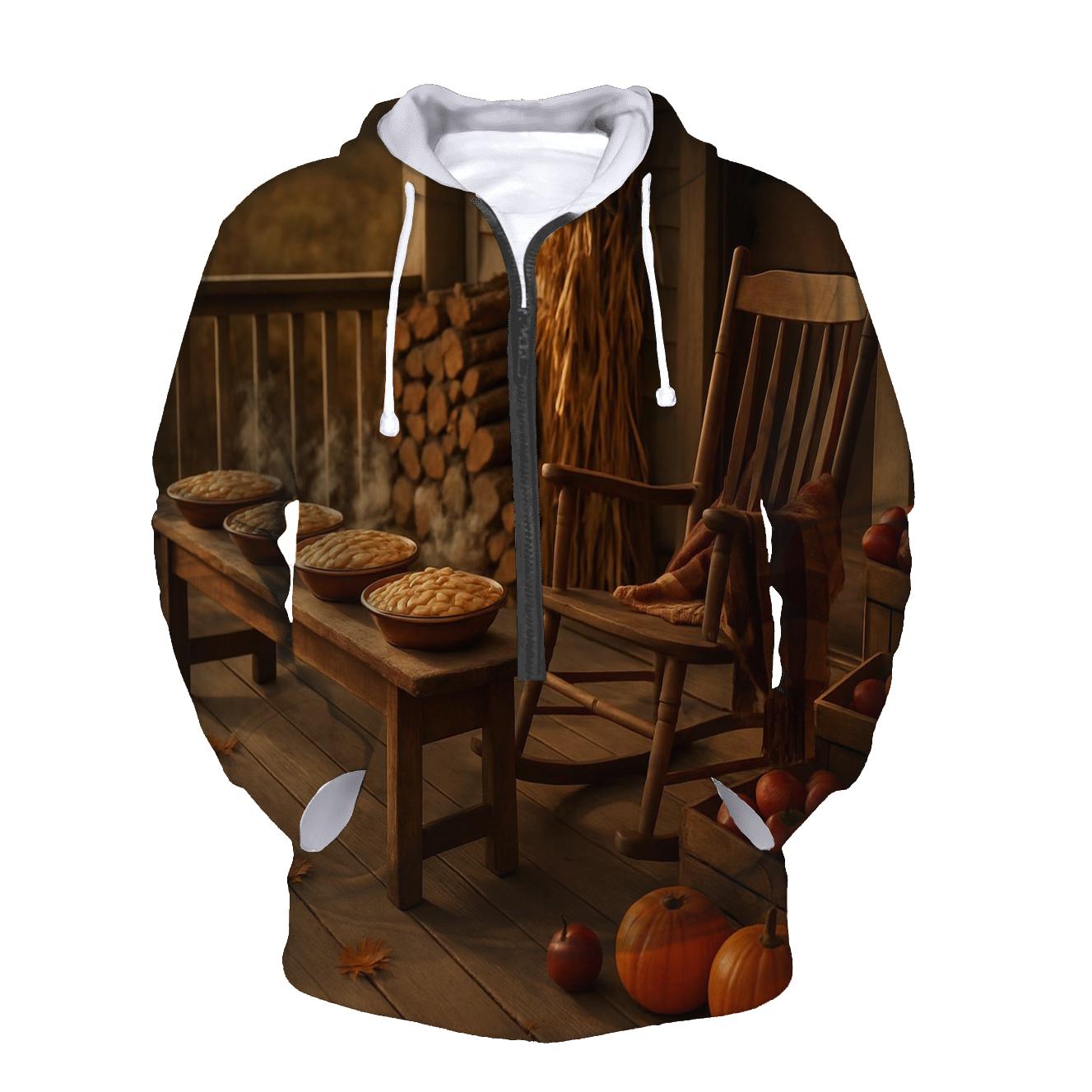 Country Porch Pie Cooling printed hoodies