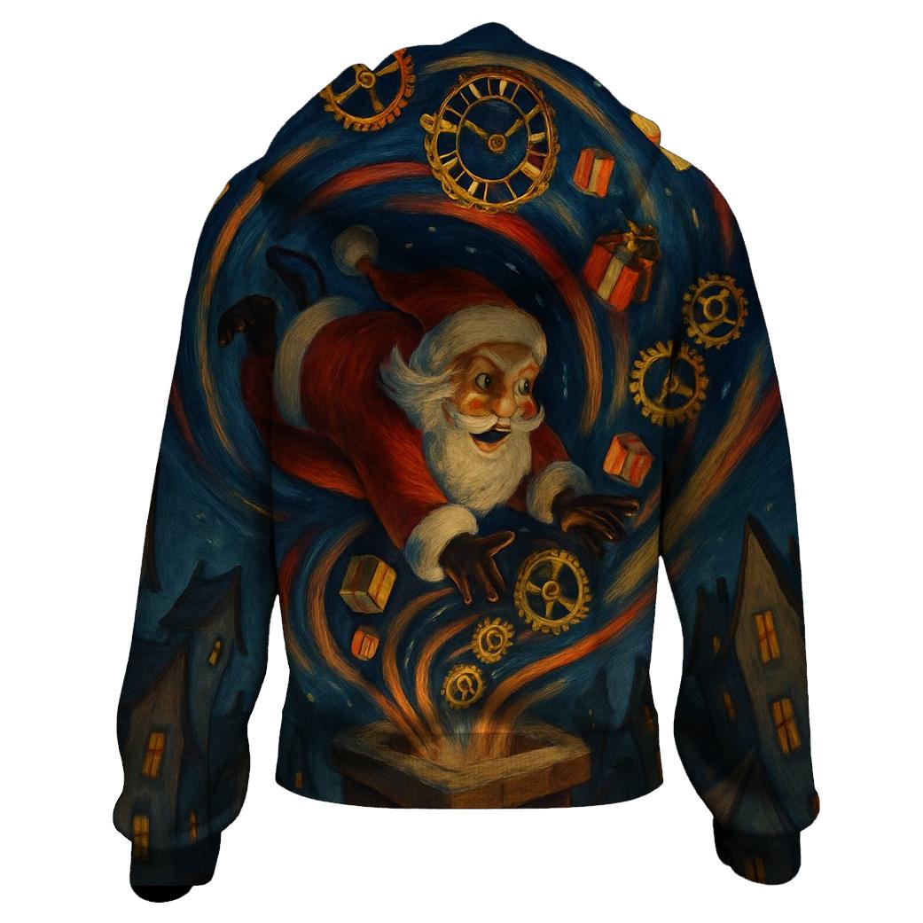 Time Warp Chimney Santa hoodie trends