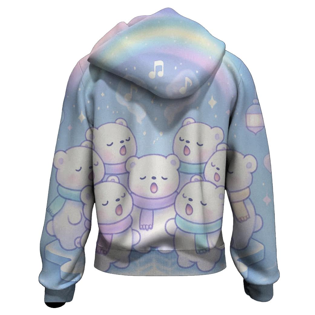 Polar Bear Caroling Choir custom hoodies