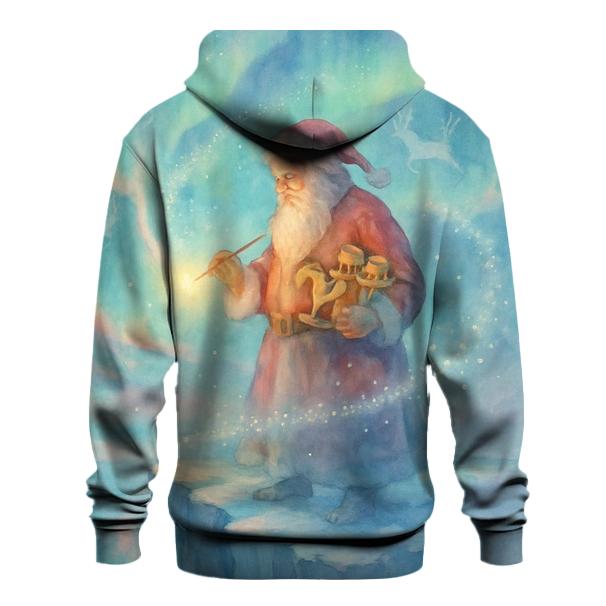 Aurora Workshop Santa embroidered hoodies