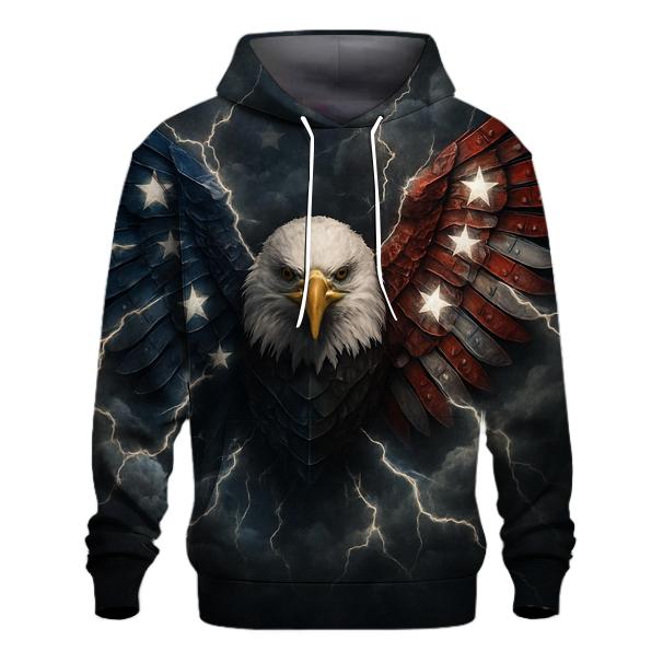 Storm Forged Flag Eagle heavyweight hoodies