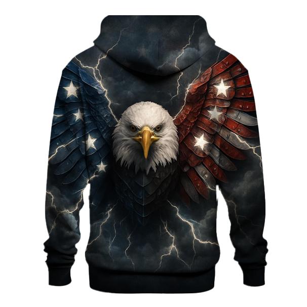 Storm Forged Flag Eagle heavyweight hoodies