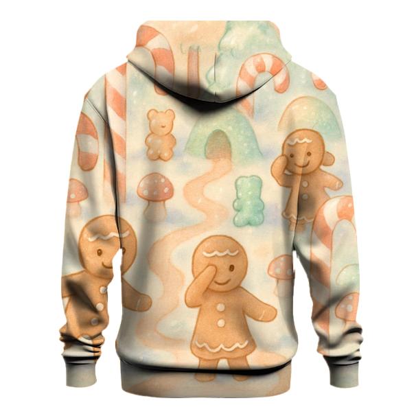 Gingerbread Forest Hide And Seek embroidered hoodies