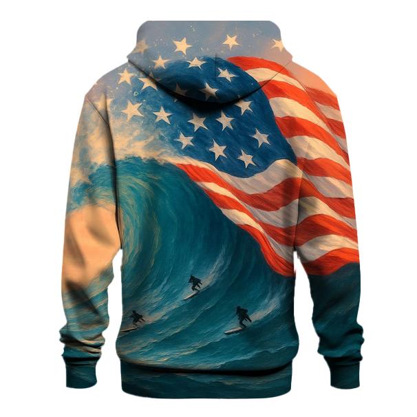 Ocean Waves Of Freedom hoodies fashion
