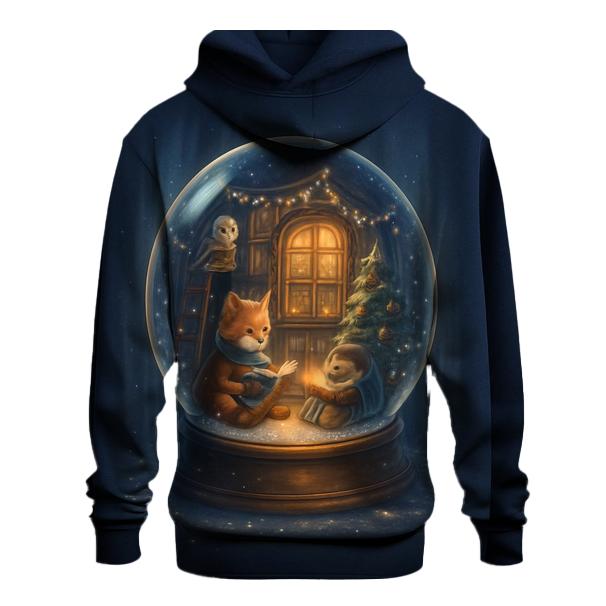 Snow Globe Library Night hoodies fashion