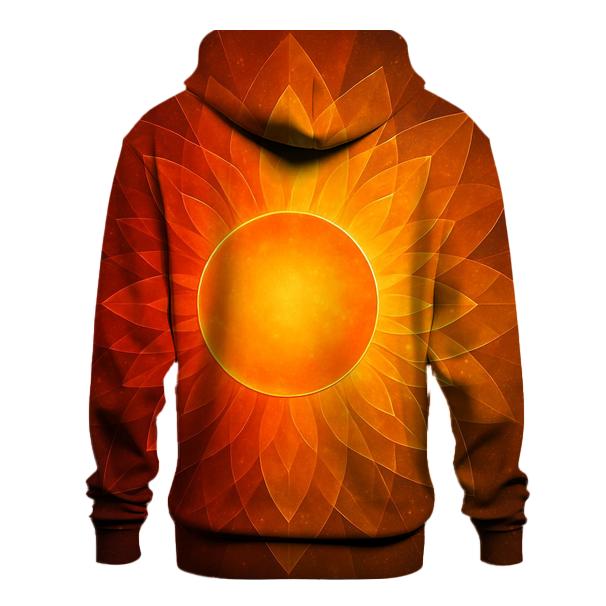Solar Bloom Gradient Halo lightweight hoodies