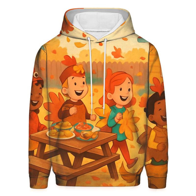 Little Turkeys Backyard Parade designer hoodies