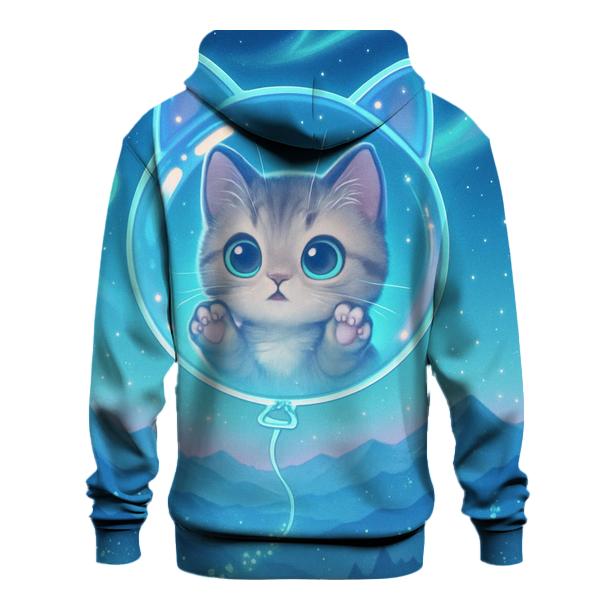 Aurora Stargazer Kitten Balloon hoodie trends