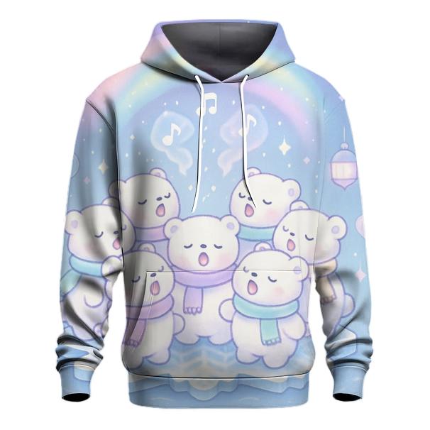 Polar Bear Caroling Choir heavyweight hoodies