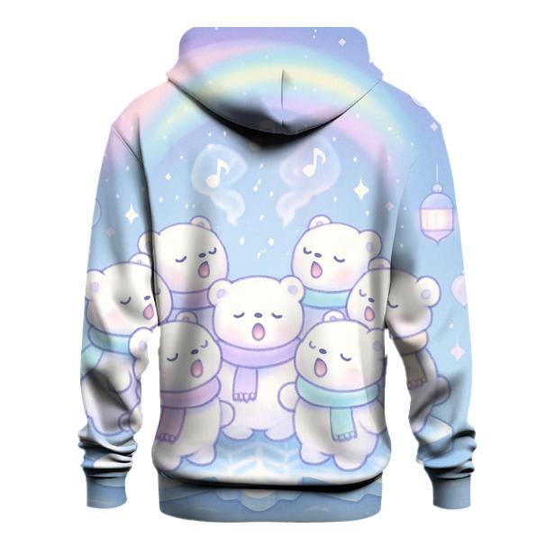 Polar Bear Caroling Choir heavyweight hoodies