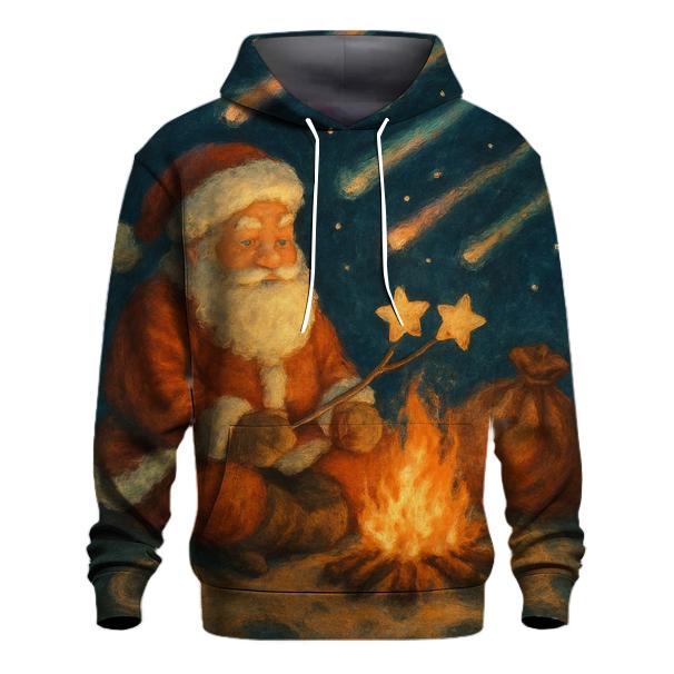 Meteor Shower Campfire Santa hoodie styles