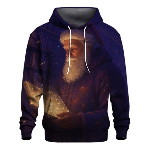 Celestial Library Santa hoodies fashion