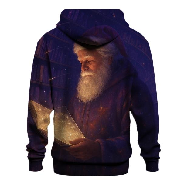 Celestial Library Santa hoodies fashion