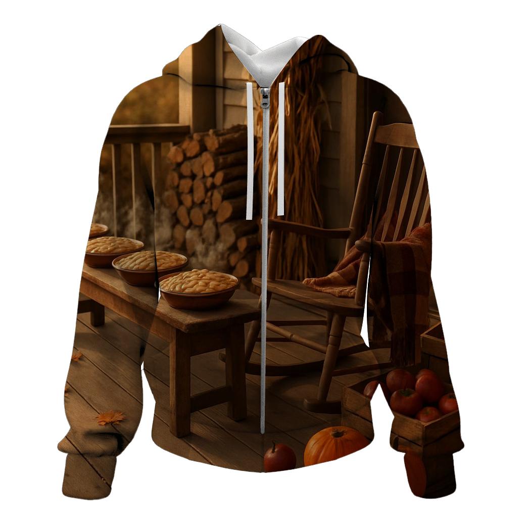 Country Porch Pie Cooling hoodie designs