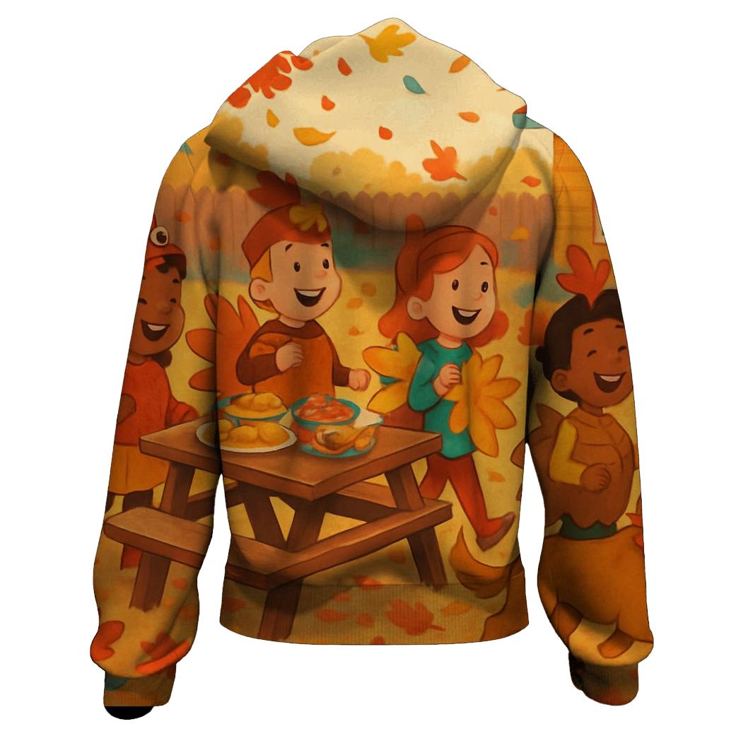 Little Turkeys Backyard Parade lightweight hoodies