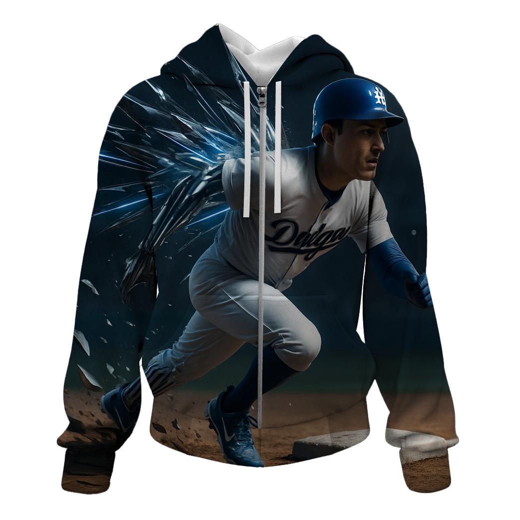 Chrome Winged Speed Runner designer hoodies