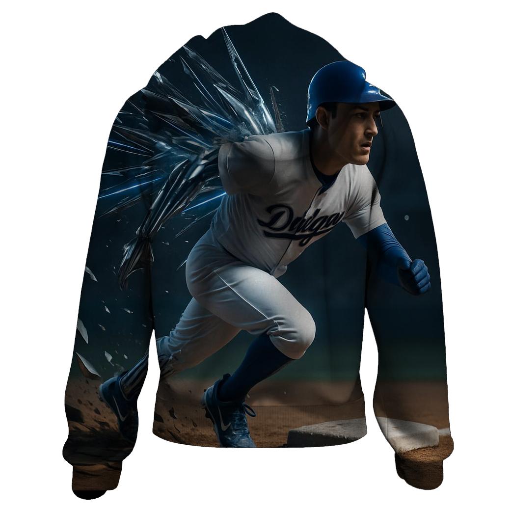 Chrome Winged Speed Runner designer hoodies