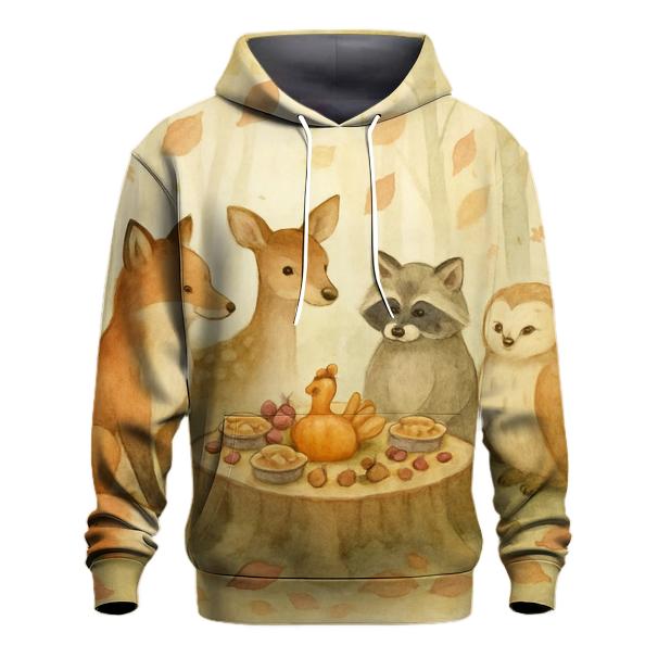 Woodland Harvest Circle hoodie styles