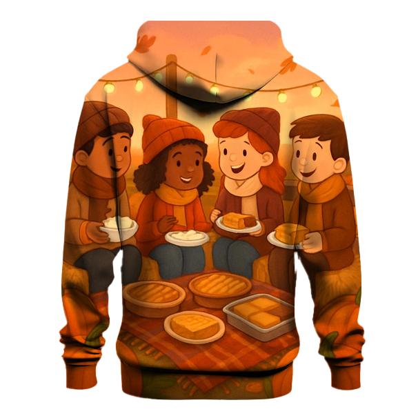 Pumpkin Patch Hayride Supper printed hoodies