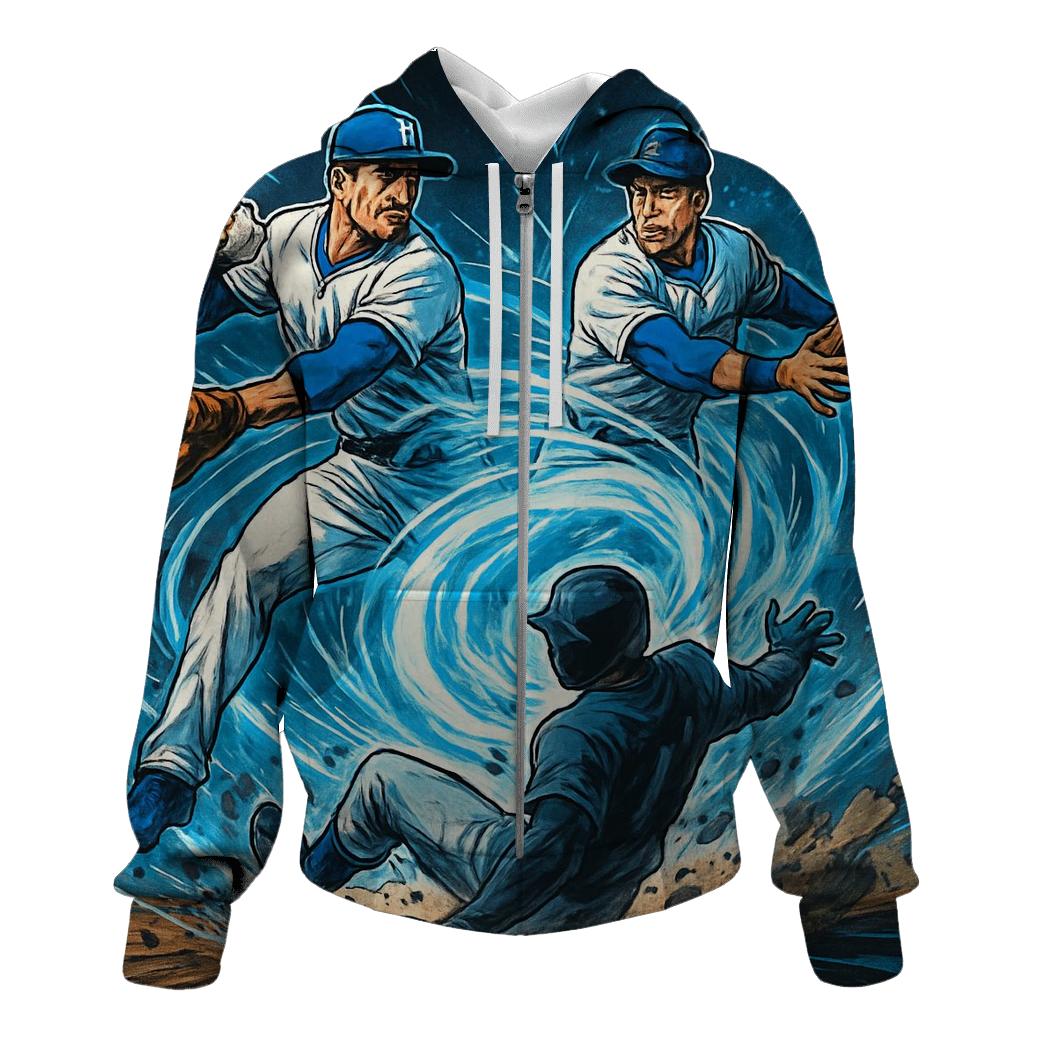 Blue Surge Double Play Storm premium hoodies