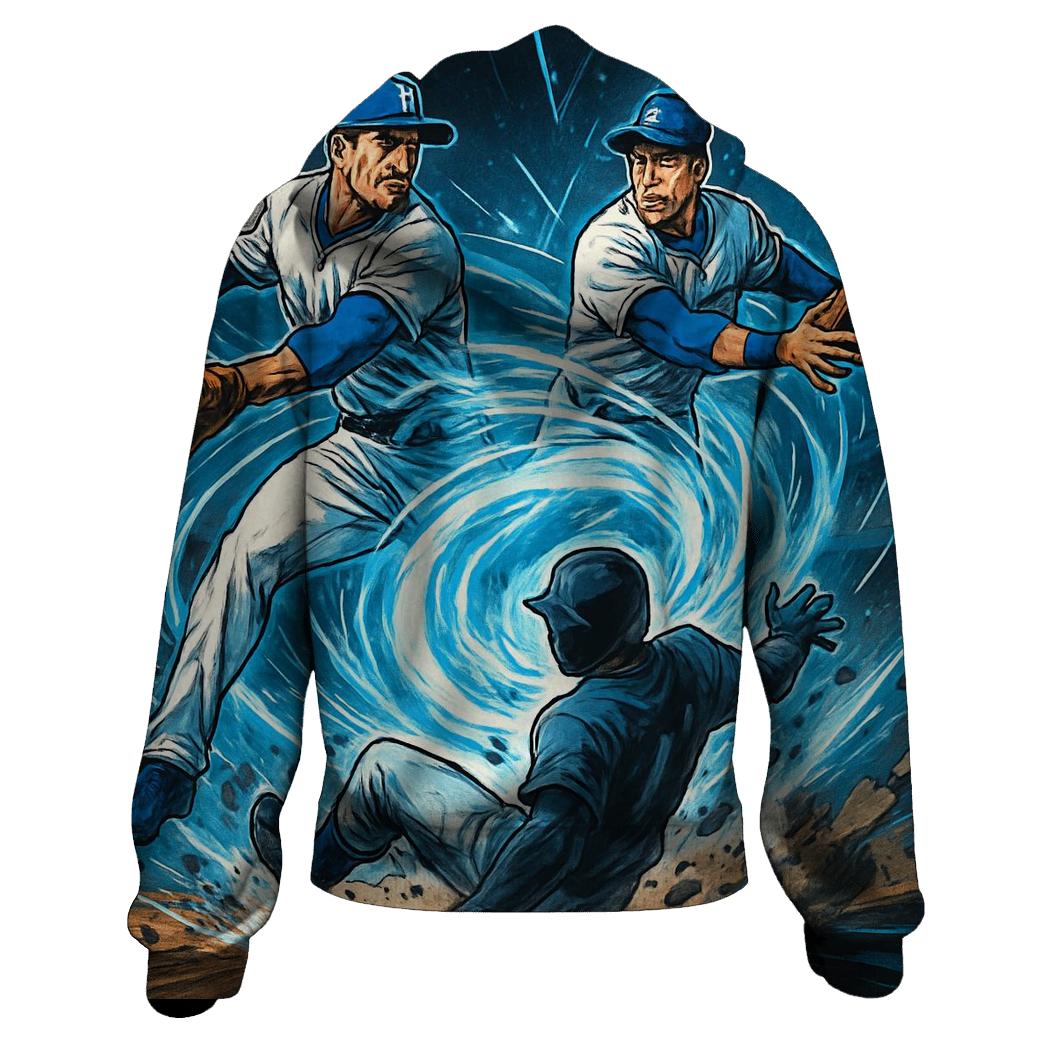 Blue Surge Double Play Storm premium hoodies