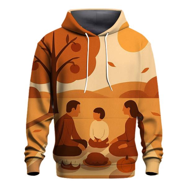 Golden Orchard Gratitude Picnic hoodie designs