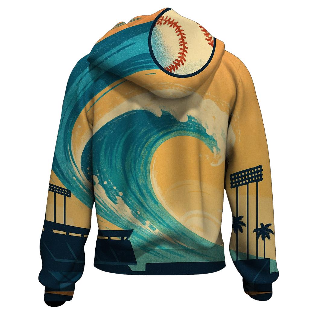 Ocean Wave Home Run Arc hoodie styles