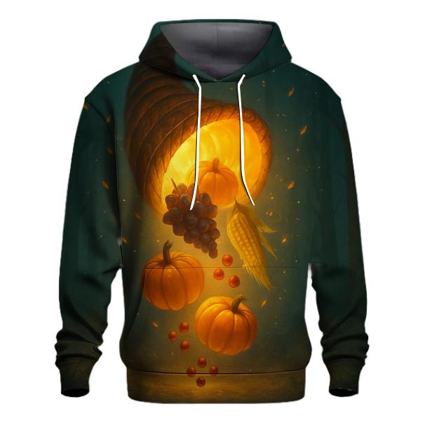Enchanted Cornucopia Lantern printed hoodies