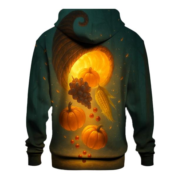 Enchanted Cornucopia Lantern printed hoodies