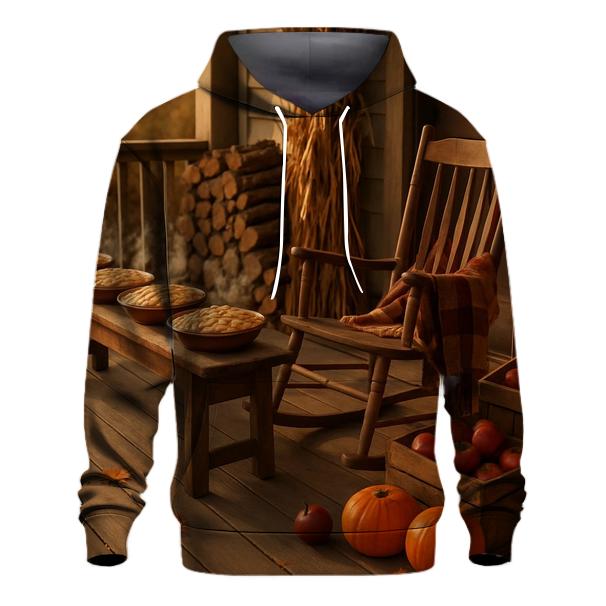 Country Porch Pie Cooling embroidered hoodies